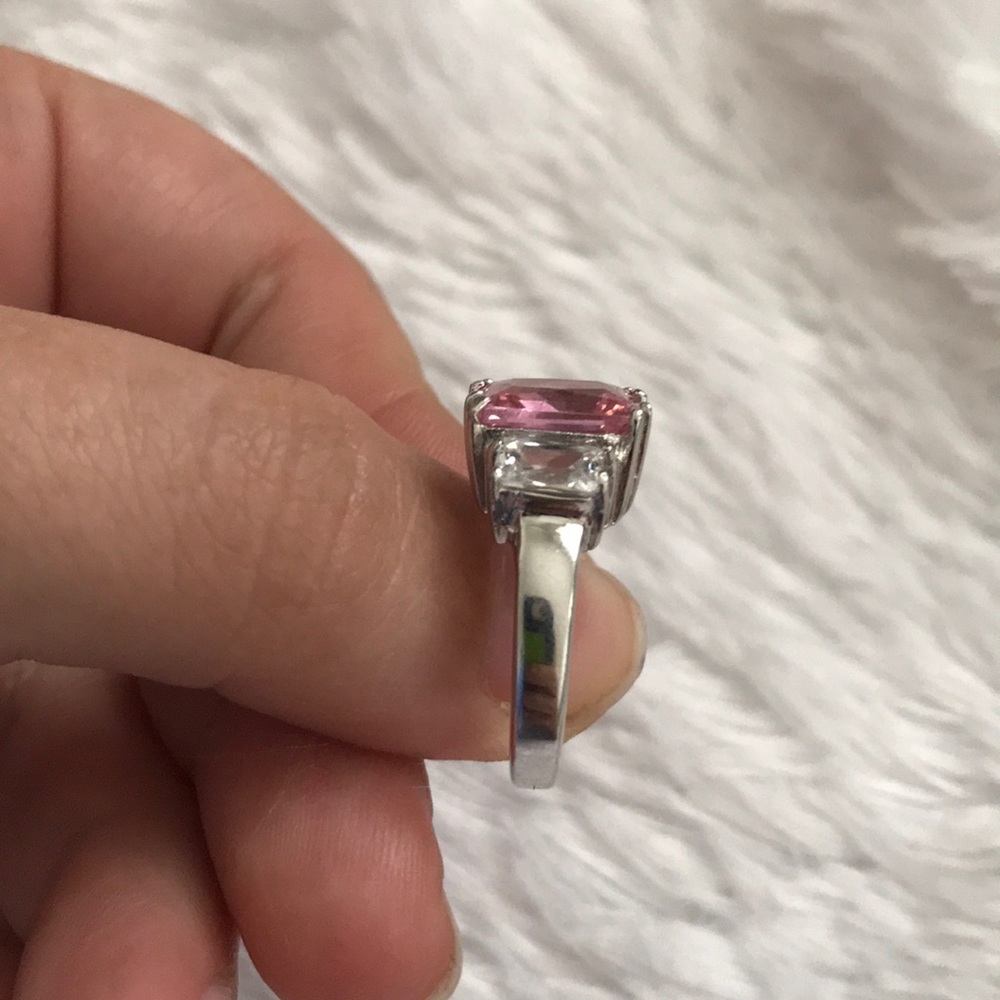 PINK STONE RING - Picture 3 of 6